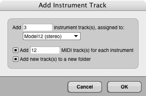Add Instrument