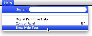 Help tags toggle