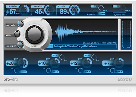 ProVerb convolution reverb plug-in
