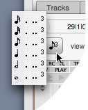 Drum Editor edit grid set to triplets