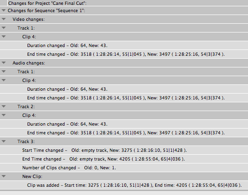 DP7 import Final Cut Pro XML edit list