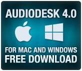 AudioDesk 4.0 for Mac and Windows