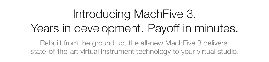 Years in development. Payoff in minutes.