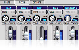 Advanced mixing features