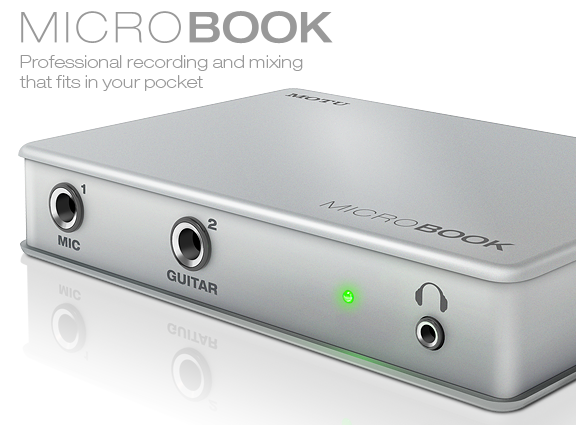 MicroBook - Professional recording and mixing that fits in your pocket