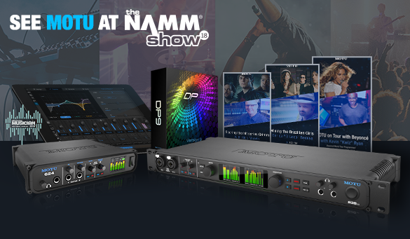 MOTU at NAMM 2018