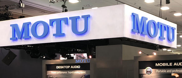 NAMM booth header