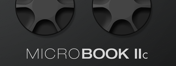 MicroBook IIc top panel
