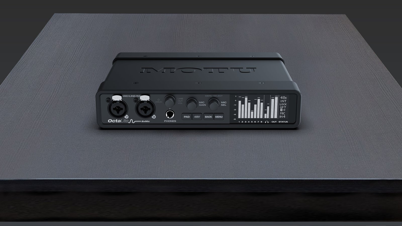 MOTU OctaLite: Eight Mic Preamps in a Half-Rack USB Audio Interface