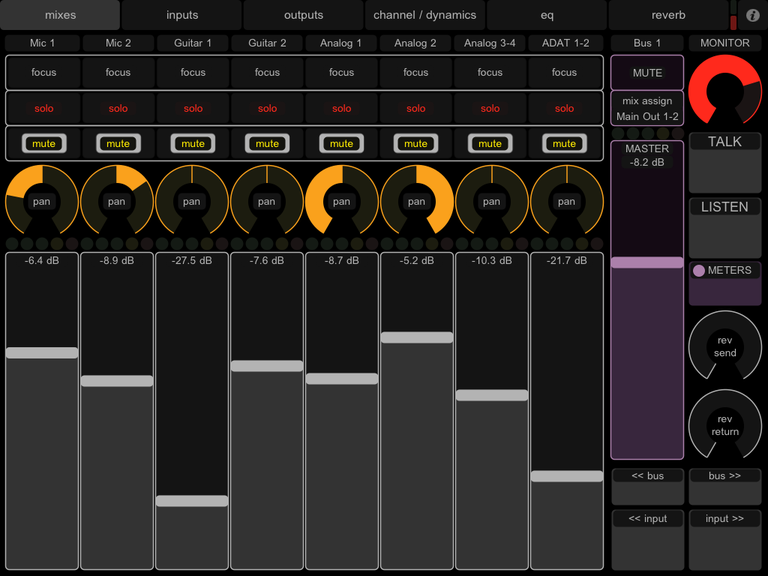 Now available: wireless control of CueMix from your iPad | News | MOTU.com