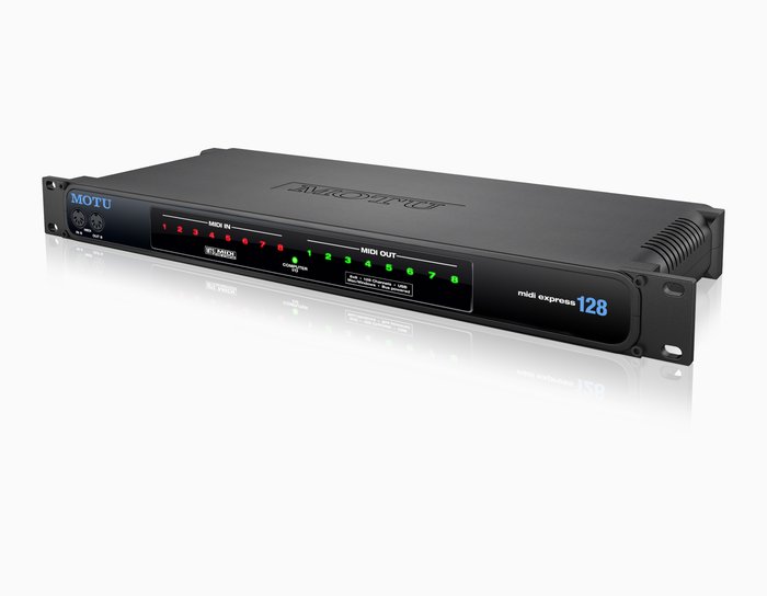 MOTU MIDIEXPRESS128 8in9out midiインターフェイス MOTU MIDI Express 128 8x8 USB MIDI Interface | Sweetwater